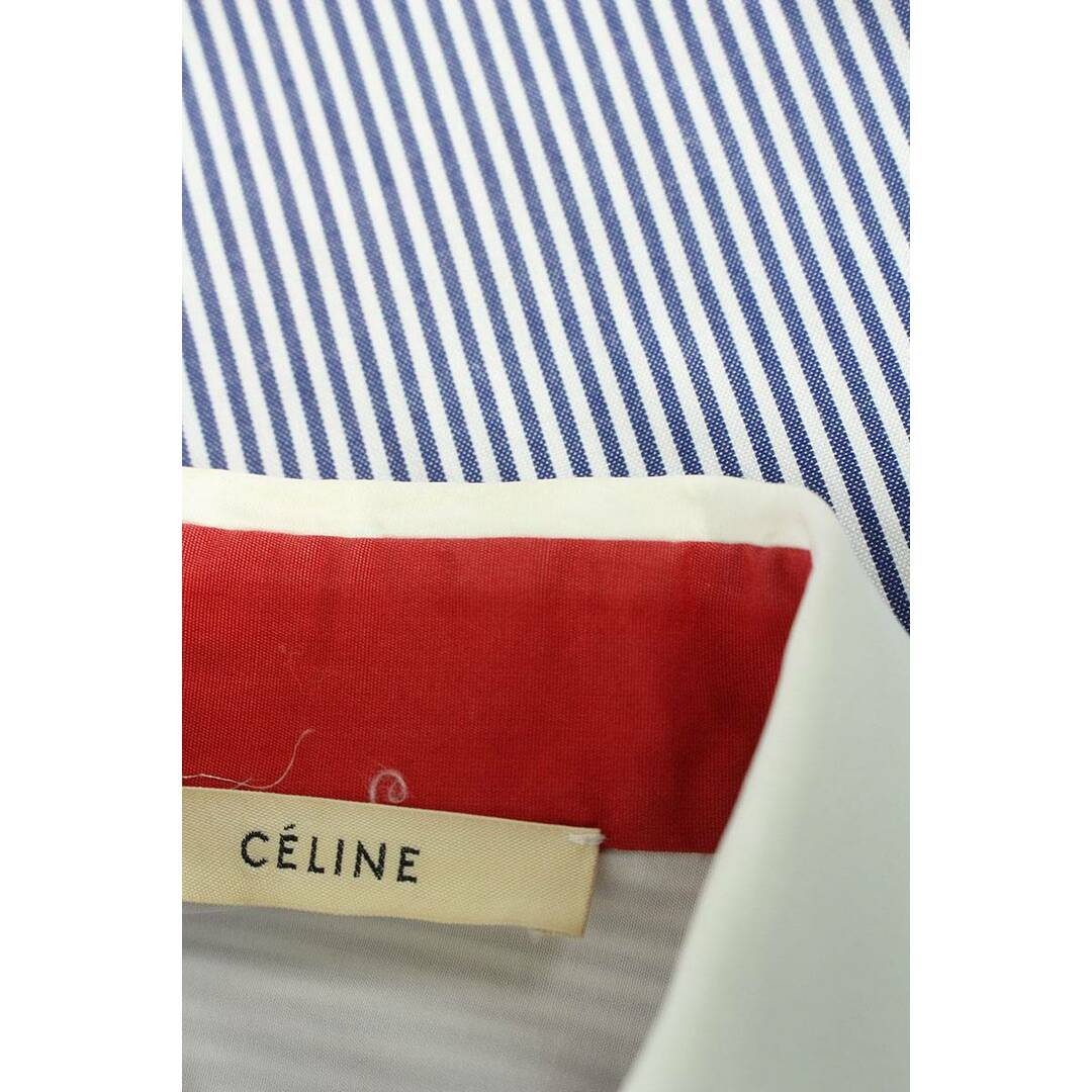 celine(セリーヌ)のセリーヌ  2 0N82/4142 ストライプクレリック長袖シャツ レディース 36 レディースのトップス(シャツ/ブラウス(長袖/七分))の商品写真