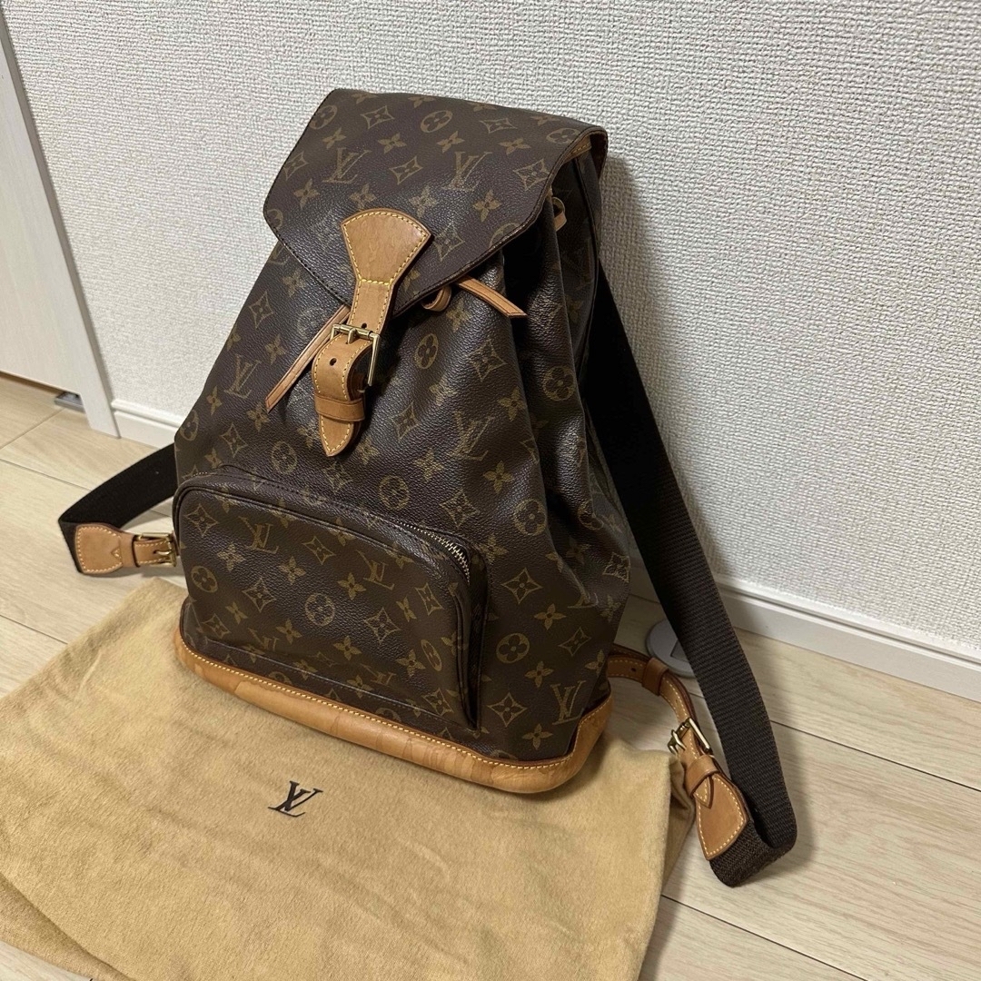 LOUIS VUITTON(ルイヴィトン)のルイ・ヴィトン LOUIS VUITTON モンスリGM リュック レディースのバッグ(リュック/バックパック)の商品写真