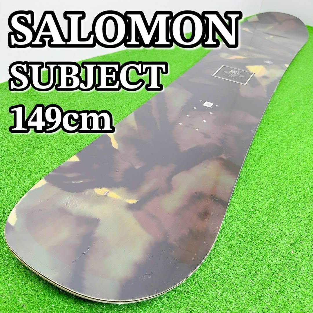 1761 SALOMON SUBJECT スノーボード 板 149cm 迷彩 | フリマアプリ ラクマ