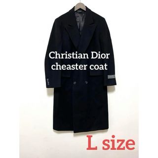 クリスチャンディオール(Christian Dior)の【希少】Christian Dior ウールチェスターコート(チェスターコート)