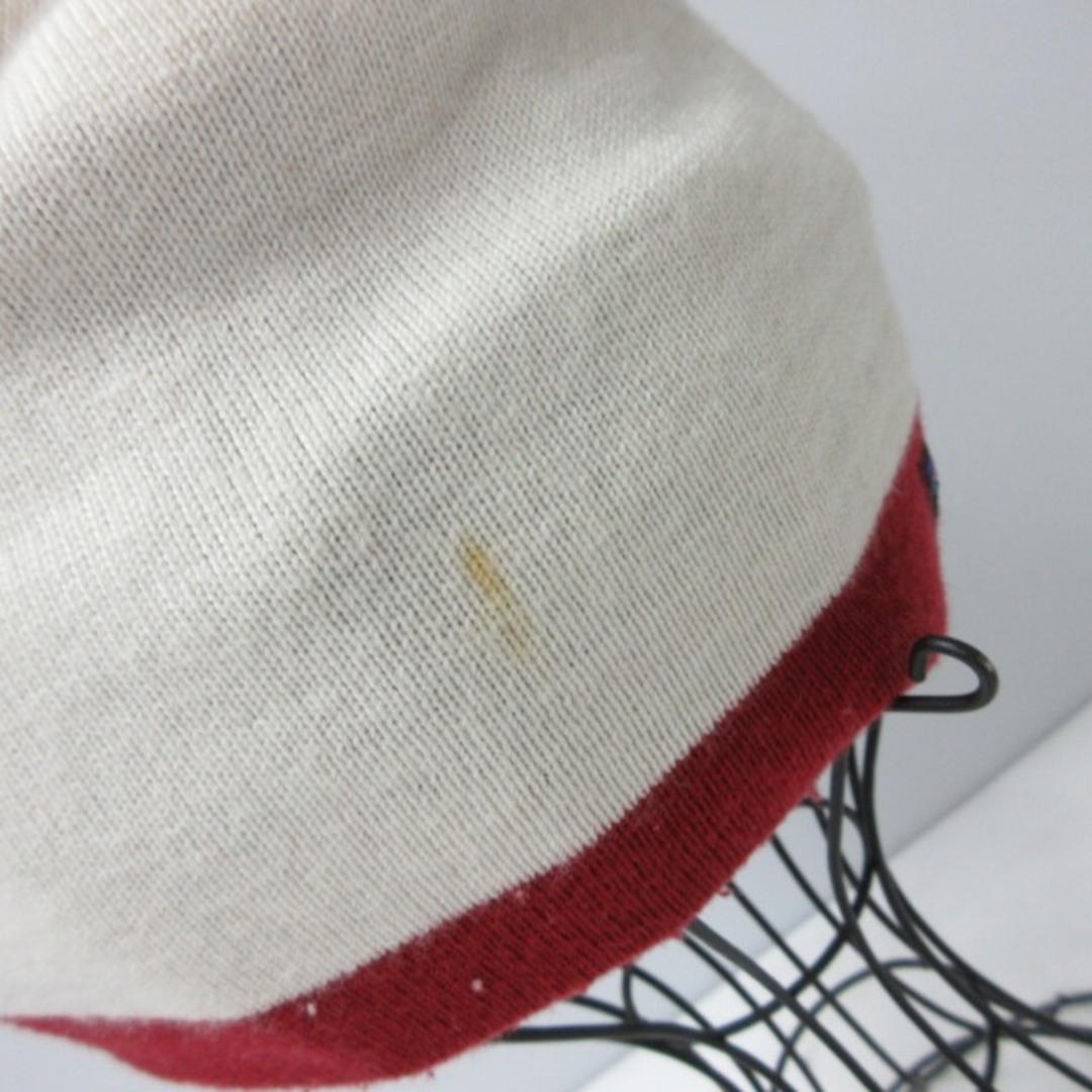 patagonia(パタゴニア)のパタゴニア ニット帽 帽子 ニットキャップ ビーニー 総柄 白系 F IBO47 メンズの帽子(ニット帽/ビーニー)の商品写真