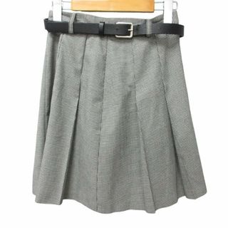 リリーブラウン(Lily Brown)のリリーブラウン 美品 キュロットショートパンツ フレア グレンチェック 1 約S(ショートパンツ)