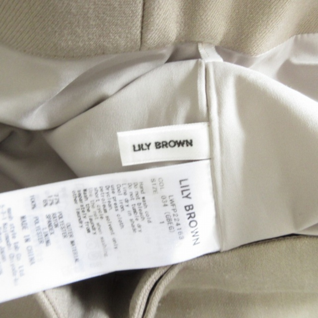 Lily Brown(リリーブラウン)のリリーブラウン キュロットショートパンツ シルバー金具 1 約S ベージュ レディースのパンツ(ショートパンツ)の商品写真