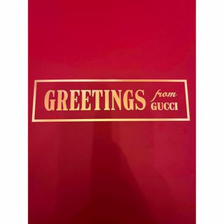 グッチ(Gucci)の未使用　GUCCI　包装紙10枚セット GREETING FROM GUCCI(ラッピング/包装)