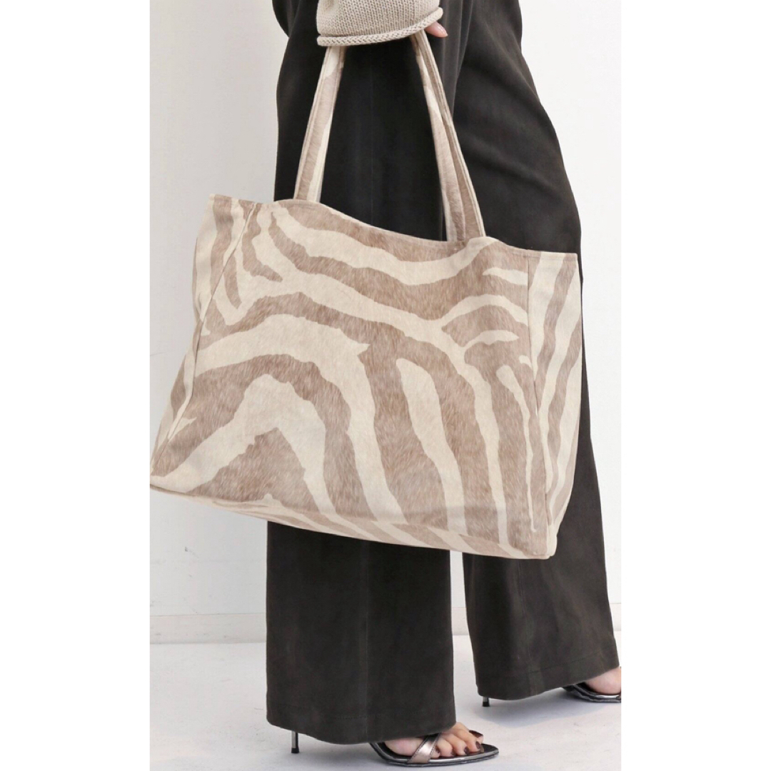 レディースアパルトモン購入◆バザールアトリエサブロン◆ZEBRA TOTE BAG