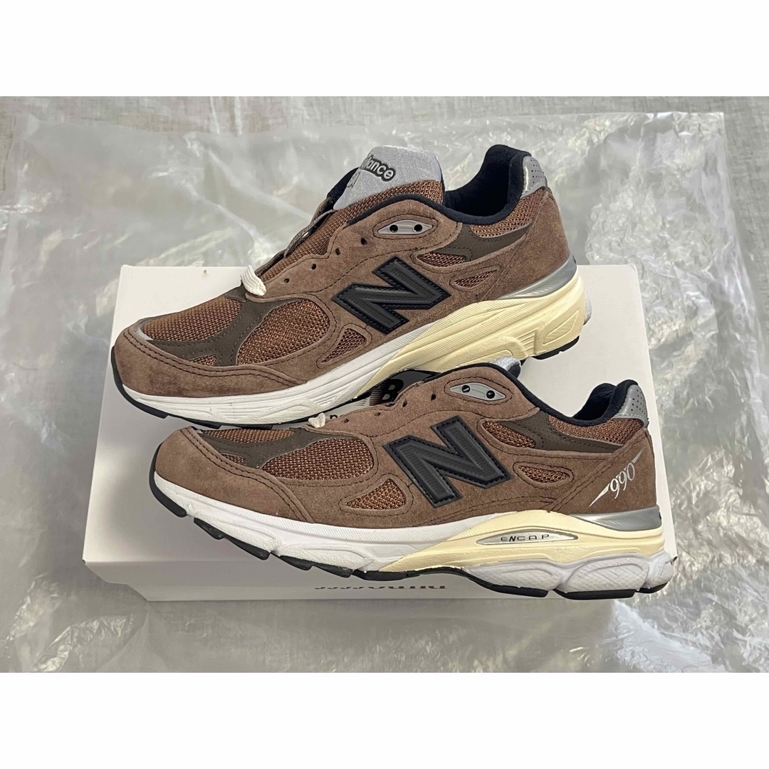 New Balance(ニューバランス)の【美品】jjjjound New Balance 990V3  カナダ限定　23 メンズの靴/シューズ(スニーカー)の商品写真