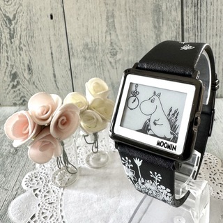 エプソン(EPSON)の【希少】Smart Canvas エプソン 腕時計 ムーミン ブラック(腕時計)