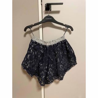 カルヴェン(CARVEN)のCARVENショートパンツ　ネイビー　サイズ34(XS〜XXS)(ショートパンツ)