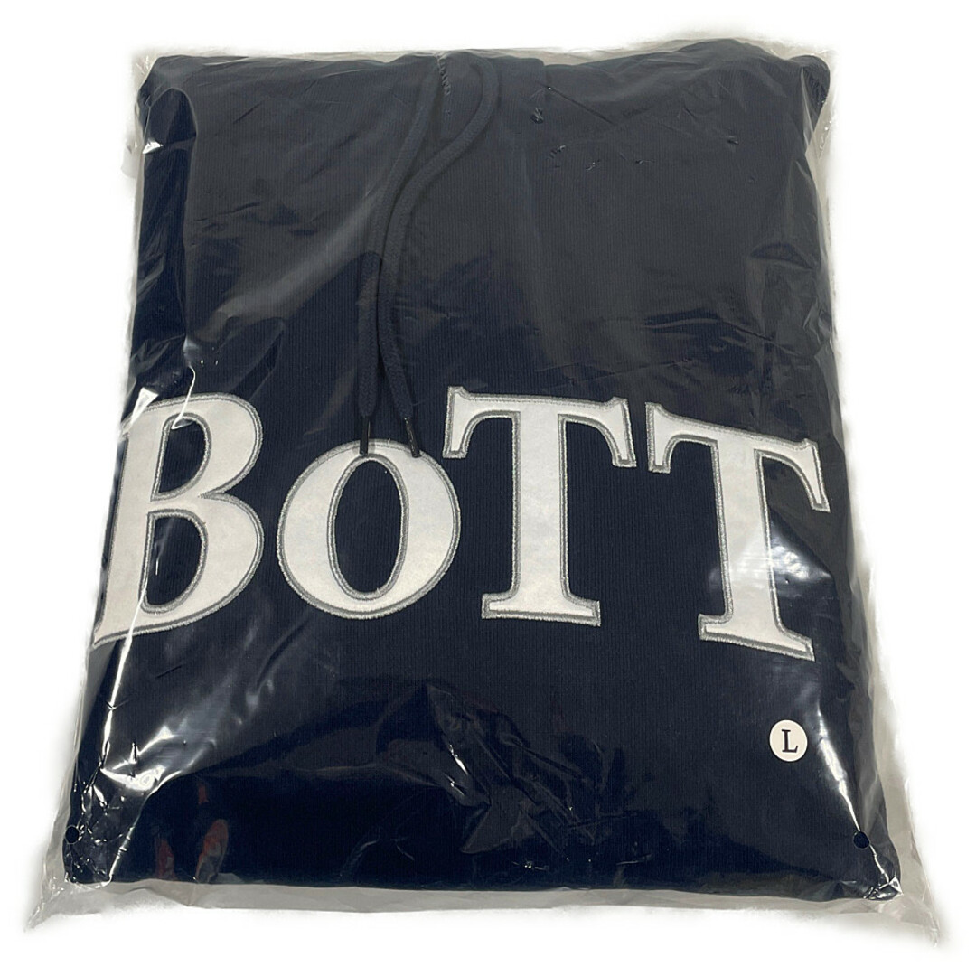 BOTT ボット OG Logo Pullover Hoodie ロゴスウェット パーカー ネイビー サイズL 正規品 / 33435トップス