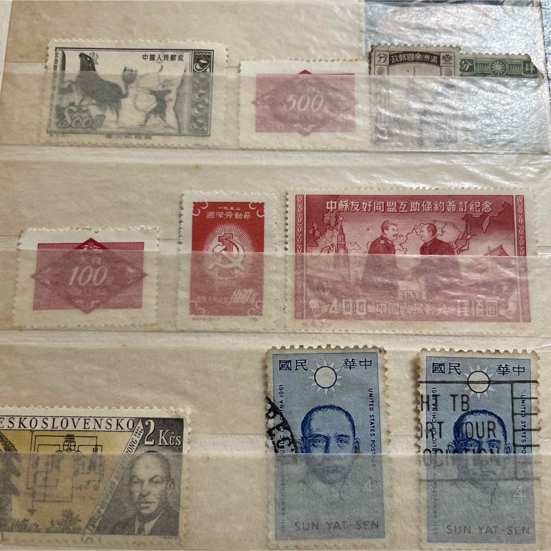 古切手　海外　アートブック エンタメ/ホビーのコレクション(使用済み切手/官製はがき)の商品写真