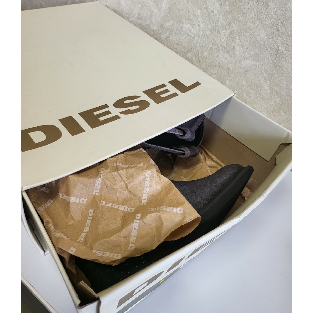 DIESEL(ディーゼル)の◆DIESEL ディーゼル◆レディース レザーペコスブーツ サイズ24.0 箱付 レディースの靴/シューズ(ブーツ)の商品写真