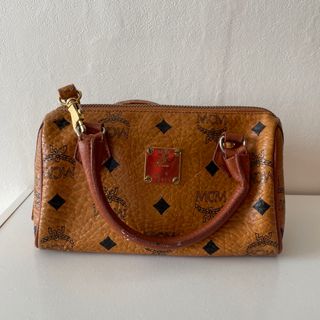 エムシーエム(MCM)のMCM ミニ ショルダーバッグ ハンドバッグ ロゴ柄(ハンドバッグ)