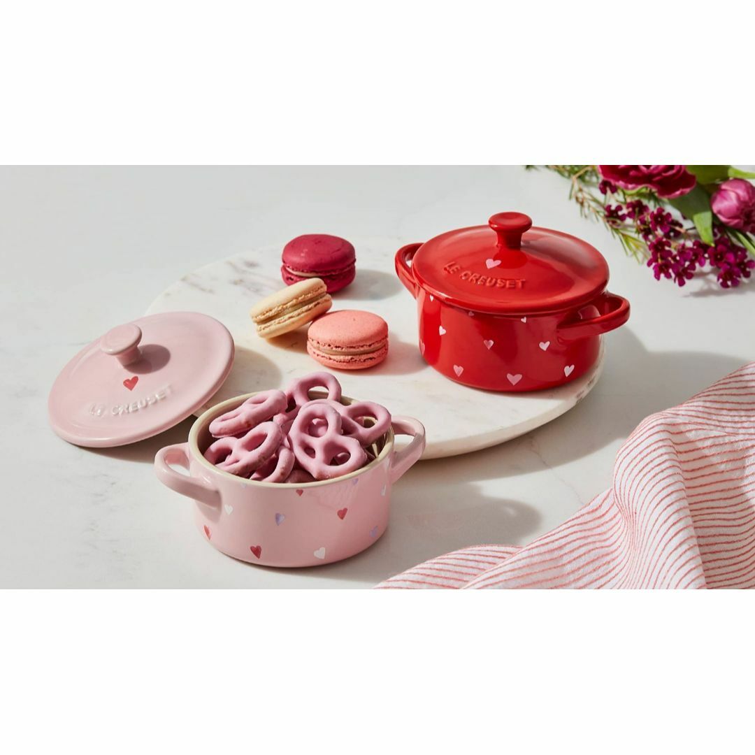 ル・クルーゼLe Creuset ミニ・ココット 耐熱容器 ハート ル・クルーゼLe Creuset ミニ・ココット 耐熱容器 ハート