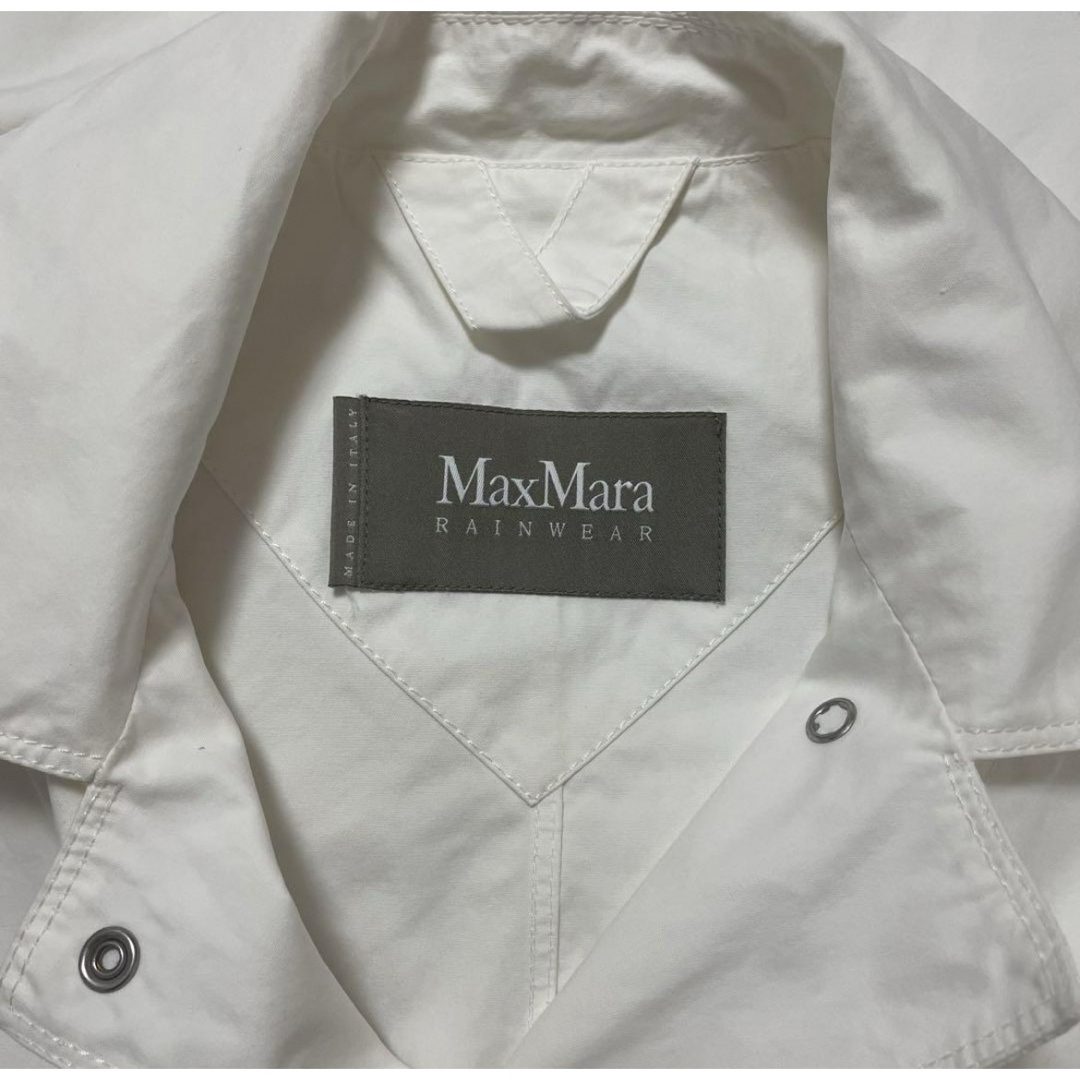 Max Mara(マックスマーラ)のMax Mara トレンチコート　ホワイト レディースのジャケット/アウター(トレンチコート)の商品写真