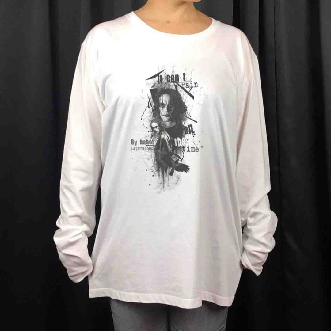 新品 The Crow 飛翔伝説 エリック ブランドン リー アメコミ ロンT メンズのトップス(Tシャツ/カットソー(七分/長袖))の商品写真