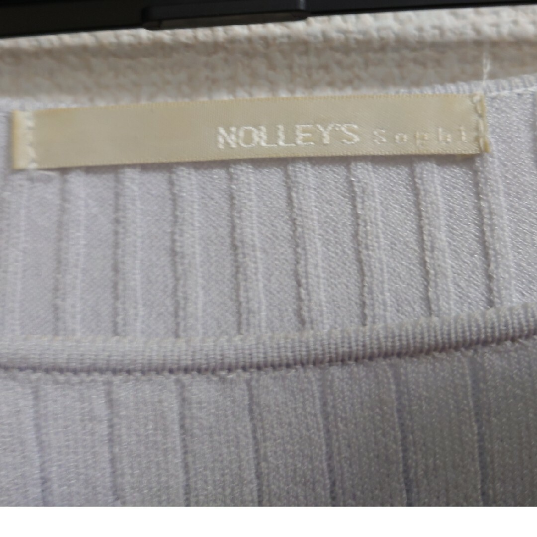 NOLLEY'S(ノーリーズ)の【NOLLEY'S】スクエアネックリブトップス レディースのトップス(カットソー(長袖/七分))の商品写真