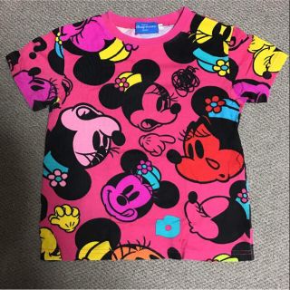 ディズニー(Disney)のディズニー♡ミニー総柄T 120(Tシャツ/カットソー)