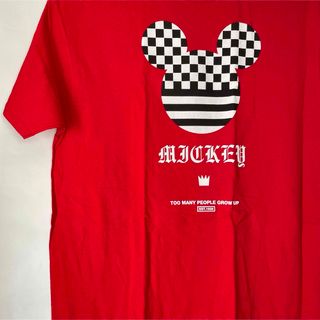 【新品】インポート　ミッキーマウスTシャツ　メンズXL ラスト一点