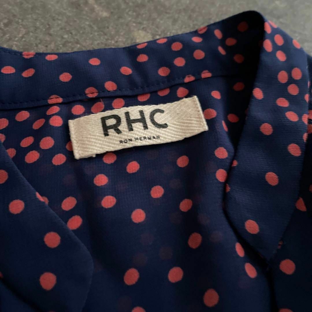 Ron Herman(ロンハーマン)の58 ロンハーマン Ronherman ドット 水玉 ブラウス シャツ トップス レディースのトップス(シャツ/ブラウス(半袖/袖なし))の商品写真