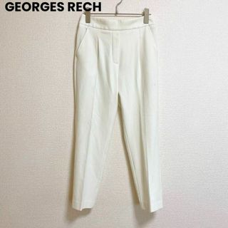 ジョルジュレッシュ(GEORGES RECH)のst480 GEORGES RECH あったかパンツ 秋冬 ウエストゴム 白(カジュアルパンツ)