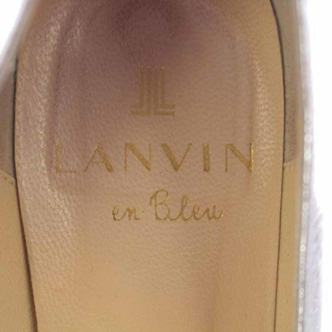 LANVIN en Bleu(ランバンオンブルー)のランバンオンブルー パンプス ハイヒール 40 24～24.5cm シルバー レディースの靴/シューズ(ハイヒール/パンプス)の商品写真