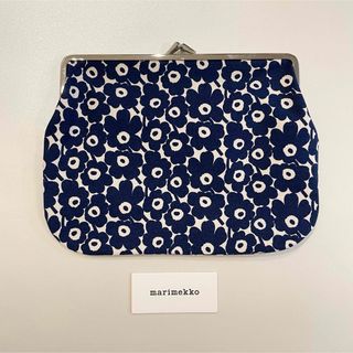 マリメッコ(marimekko)のmarimekkoマリメッコ　PikkuinenUnikko 大きいがま口ポーチ(ポーチ)