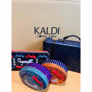 KALDI - 新品未開封【KALDI】2024限定 トランク缶 トカゲ缶 4点