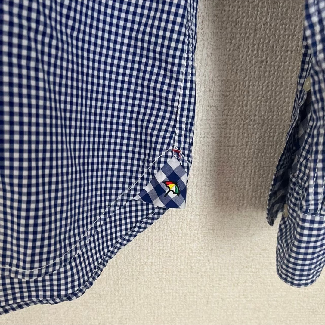 Arnold Palmer(アーノルドパーマー)の青のギンガムチェックシャツ メンズのトップス(シャツ)の商品写真