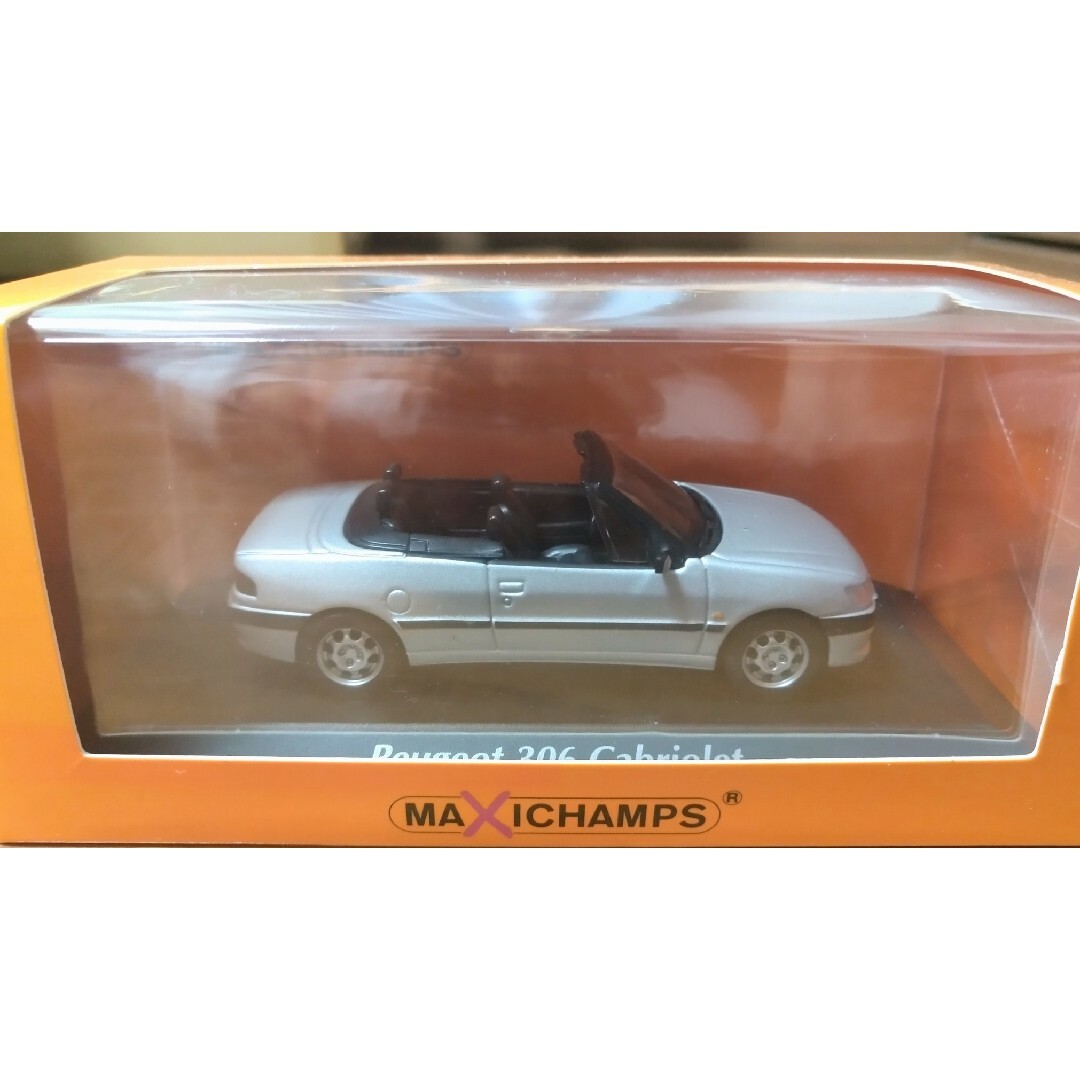 マキシチャンプス 1/43 プジョー 306 カブリオレ 1998 シルバー エンタメ/ホビーのおもちゃ/ぬいぐるみ(ミニカー)の商品写真