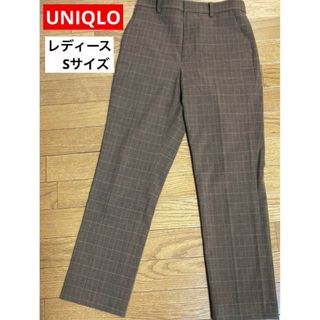 ユニクロ(UNIQLO)のUNIQLO ユニクロ レディース チェック クロップドパンツ ズボン ボトムス(クロップドパンツ)