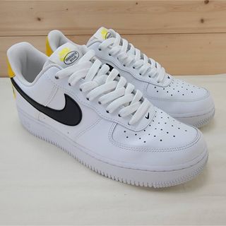 ナイキ(NIKE)のナイキ エアフォース1 ロー '07 LV8 "白/黒/イエロー" 26㎝(スニーカー)