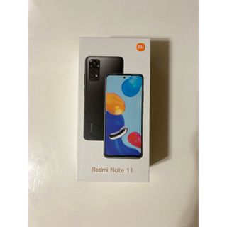 シャオミ(Xiaomi)のRedmi Note 11 グラファイトグレー 64 GB SIMフリー(スマートフォン本体)