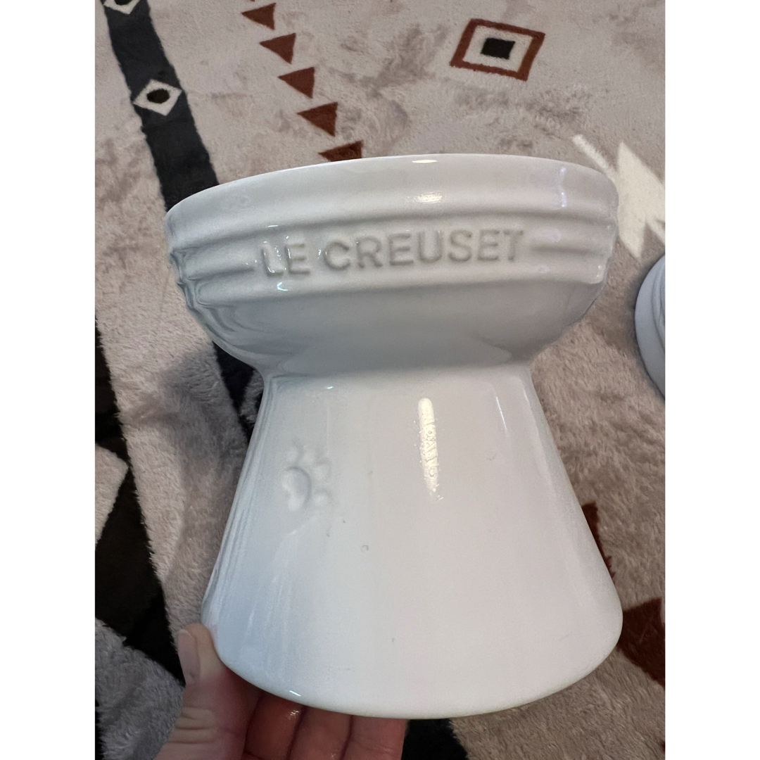 LE CREUSET(ルクルーゼ)のmlo様専用ル・クルーゼ ペット用 フードボウル その他のペット用品(猫)の商品写真