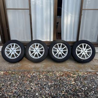 ダンロップ(DUNLOP)の【美品】スタッドレス タイヤ ホイール セット ダンロップ ELBE Vスポーク(タイヤ・ホイールセット)