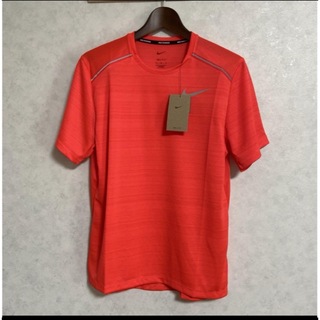ナイキ(NIKE)のナイキ　NIKE ランニング　シャツ　M   オレンジ　ドライフィット(Tシャツ/カットソー(半袖/袖なし))