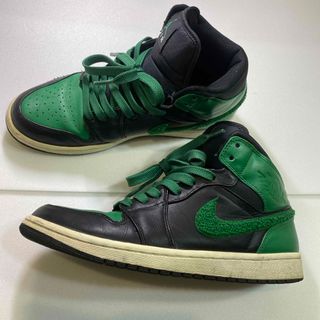 ジョーダン(Jordan Brand（NIKE）)のNIKE ナイキ　エアジョーダン　28センチ　黒、緑　(スニーカー)