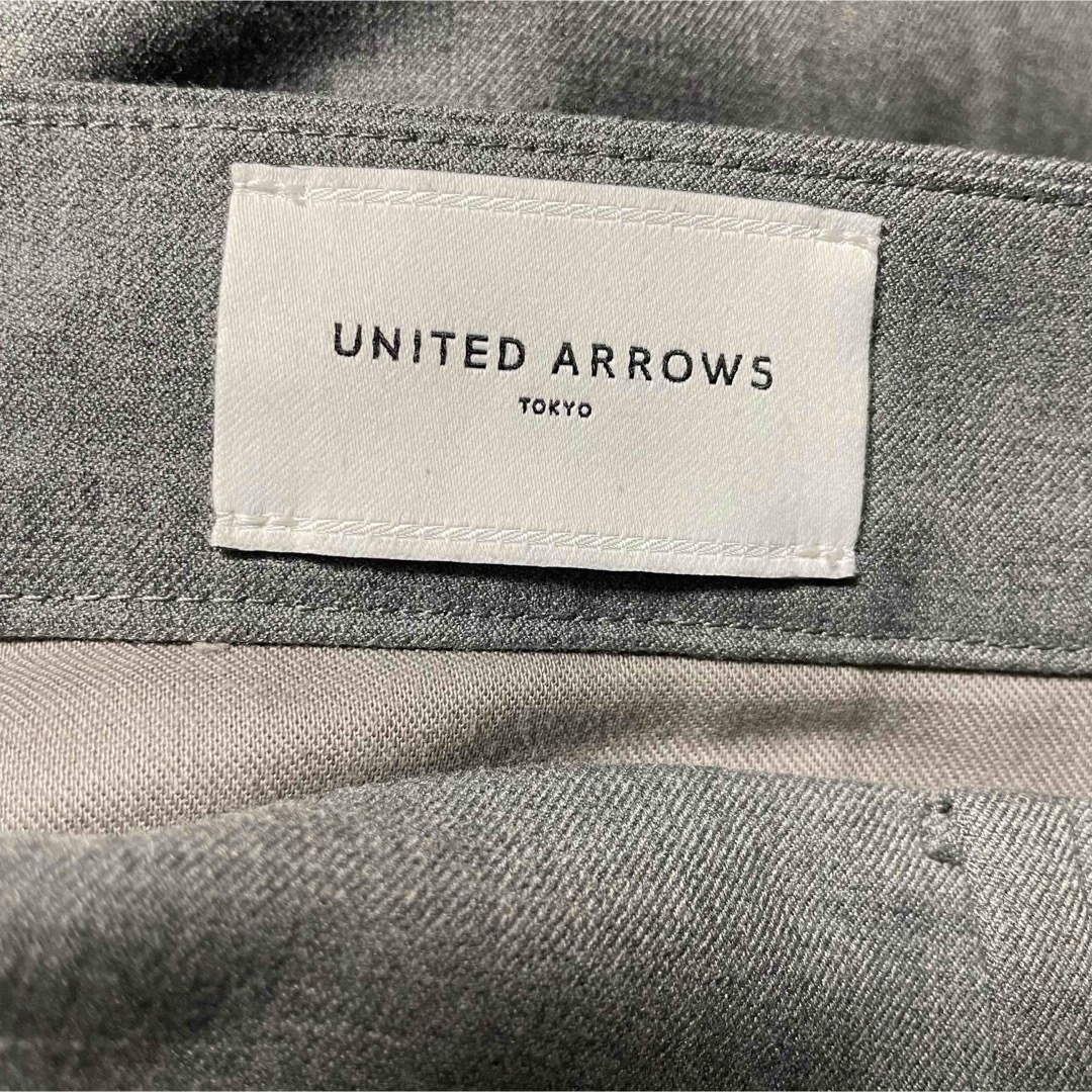 UNITED ARROWS(ユナイテッドアローズ)のたぬぽん様用・ユナイテッドアローズ ワイドタックパンツ ダブル ライトグレー レディースのパンツ(カジュアルパンツ)の商品写真