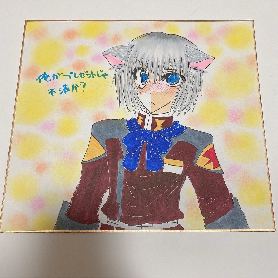 色紙イラスト イザーク① エンタメ/ホビーのおもちゃ/ぬいぐるみ(キャラクターグッズ)の商品写真