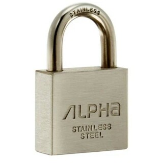 アルファ(alpha)のALPHA アルファ オールステンレス 南京錠 2740-50 ロック(防災関連グッズ)