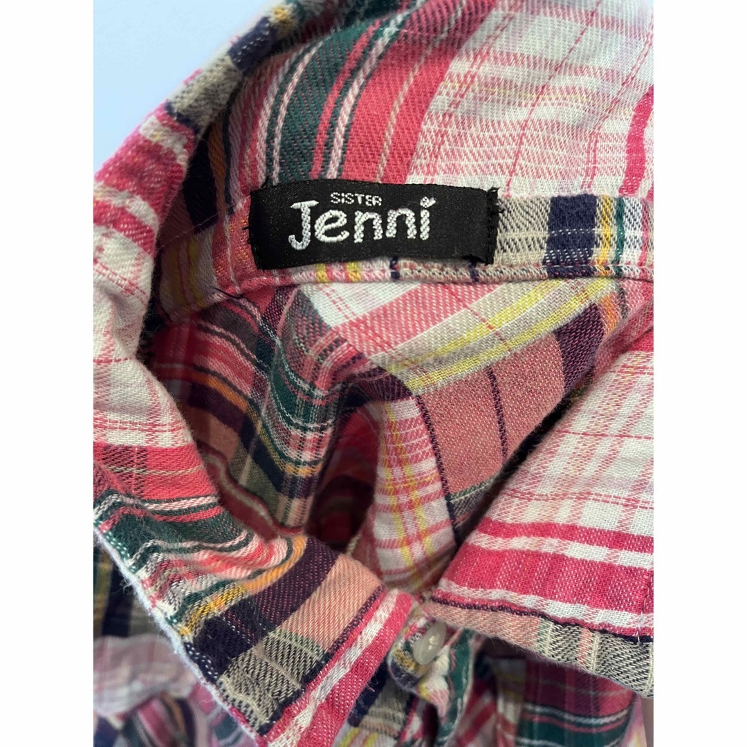 JENNI(ジェニィ)のJENNI チェックシャツ150cm キッズ/ベビー/マタニティのキッズ服女の子用(90cm~)(ジャケット/上着)の商品写真