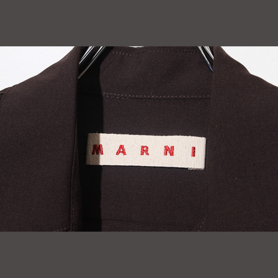 Marni(マルニ)の22SS MARNI マルニ SIZE:46 ウールトロピカルシャツ ブラウン メンズのトップス(シャツ)の商品写真