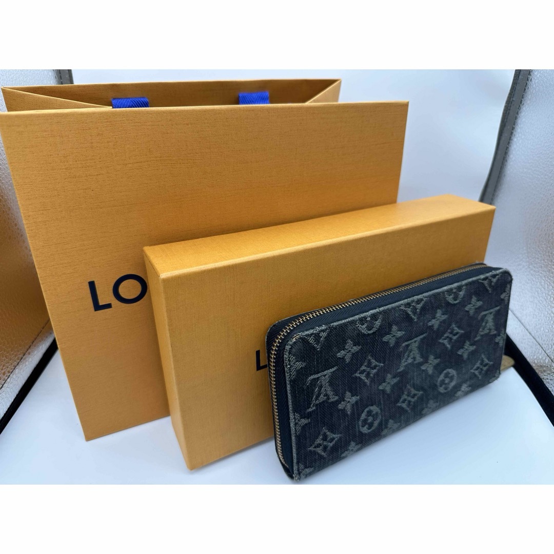 LOUIS VUITTON(ルイヴィトン)のルイヴィトン 長財布 デニム 黒 メンズのファッション小物(長財布)の商品写真