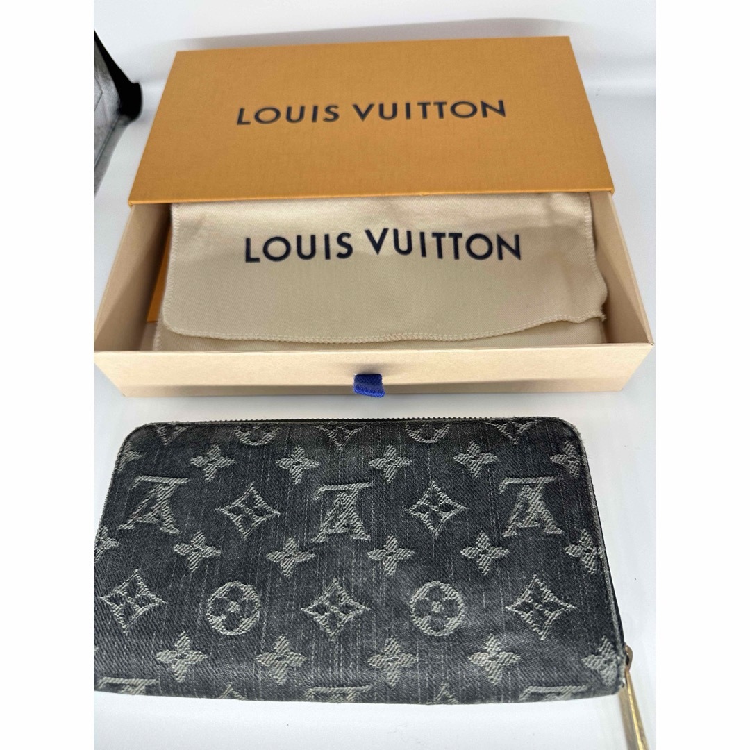 LOUIS VUITTON(ルイヴィトン)のルイヴィトン 長財布 デニム 黒 メンズのファッション小物(長財布)の商品写真