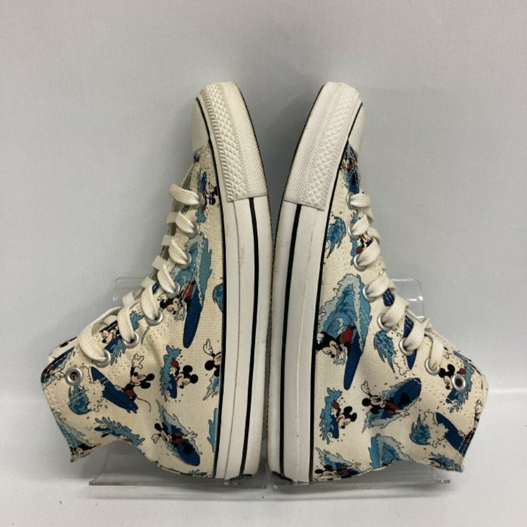 CONVERSE(コンバース)の★CONVERSE コンバース ALL STAR 100 MICKEY MOUSE SURFIN HI ハイカットスニーカー ホワイト×ネイビー size25cm メンズの靴/シューズ(スニーカー)の商品写真