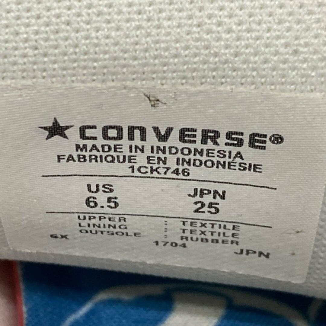 CONVERSE(コンバース)の★CONVERSE コンバース ALL STAR 100 MICKEY MOUSE SURFIN HI ハイカットスニーカー ホワイト×ネイビー size25cm メンズの靴/シューズ(スニーカー)の商品写真