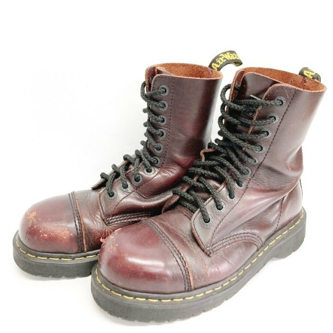 Dr.Martens(ドクターマーチン)の★Dr.Martens ドクターマーチン 13295 10ホール レースアップブーツ ボルドー Size UK7 (26cm) メンズの靴/シューズ(ブーツ)の商品写真