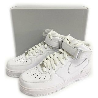 ナイキ(NIKE)の★NIKE ナイキ AIR FORCE 1 MID '07 ホワイト size23.5cm(スニーカー)