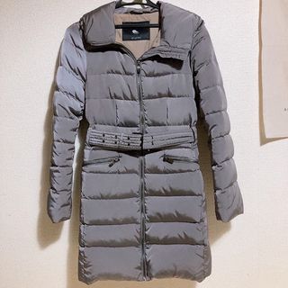 ザラ(ZARA)のZARAザラ ダウンコート ダウンジャケット アウター グレー レディース(ダウンジャケット)