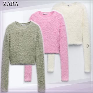 ザラ(ZARA)のZARA エコファーセーター(ニット/セーター)