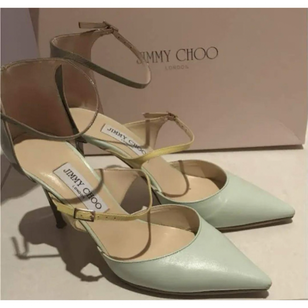 JIMMY CHOO(ジミーチュウ)のジミーチュー バイカラーパンプス レディースの靴/シューズ(ハイヒール/パンプス)の商品写真